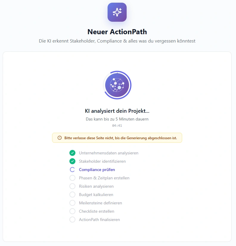 KI analysiert dein Projekt